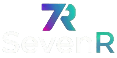 SevenR Logo - White